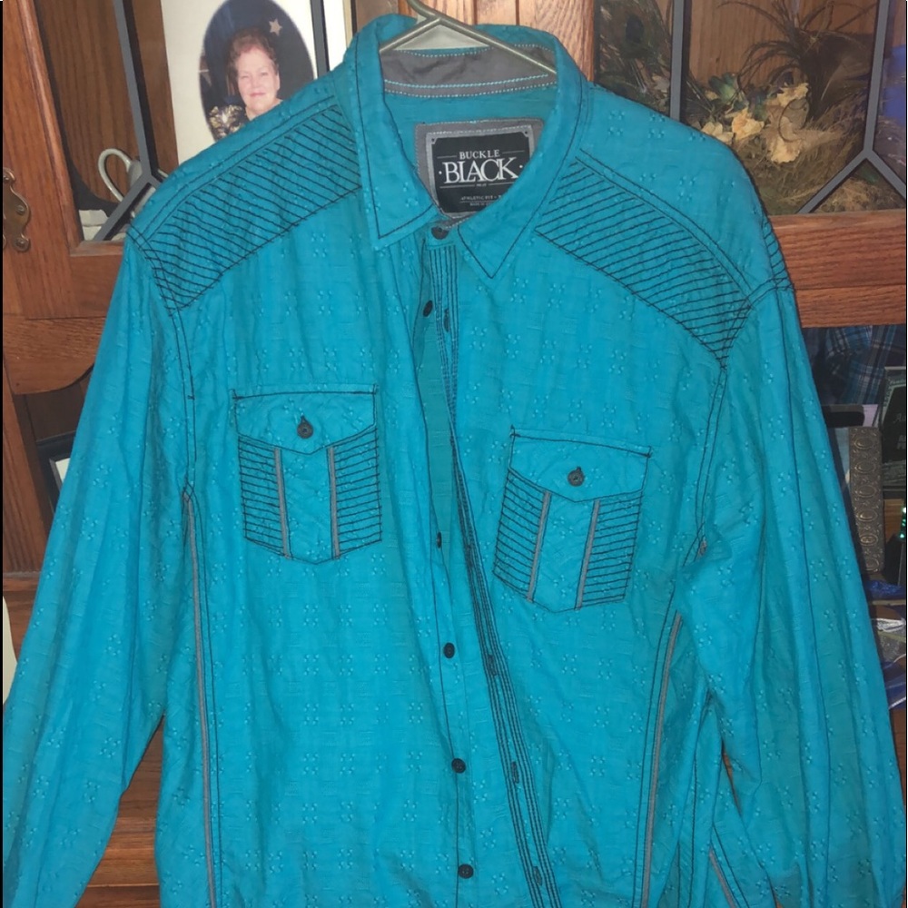 Buckle black button up!